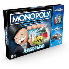 Hasbro - Monopoly Banking Cash Back Juego de Mesa - Edición Alemana