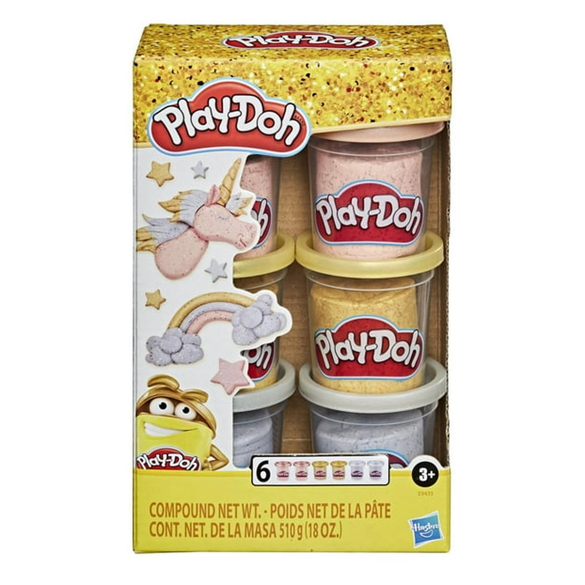 Hasbro - Colección de Compuestos Metallics de Play Doh - Arcilla y Masa para Modelar