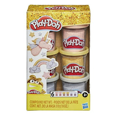 Hasbro - Colección de Compuestos Metallics de Play Doh - Arcilla y Masa para Modelar
