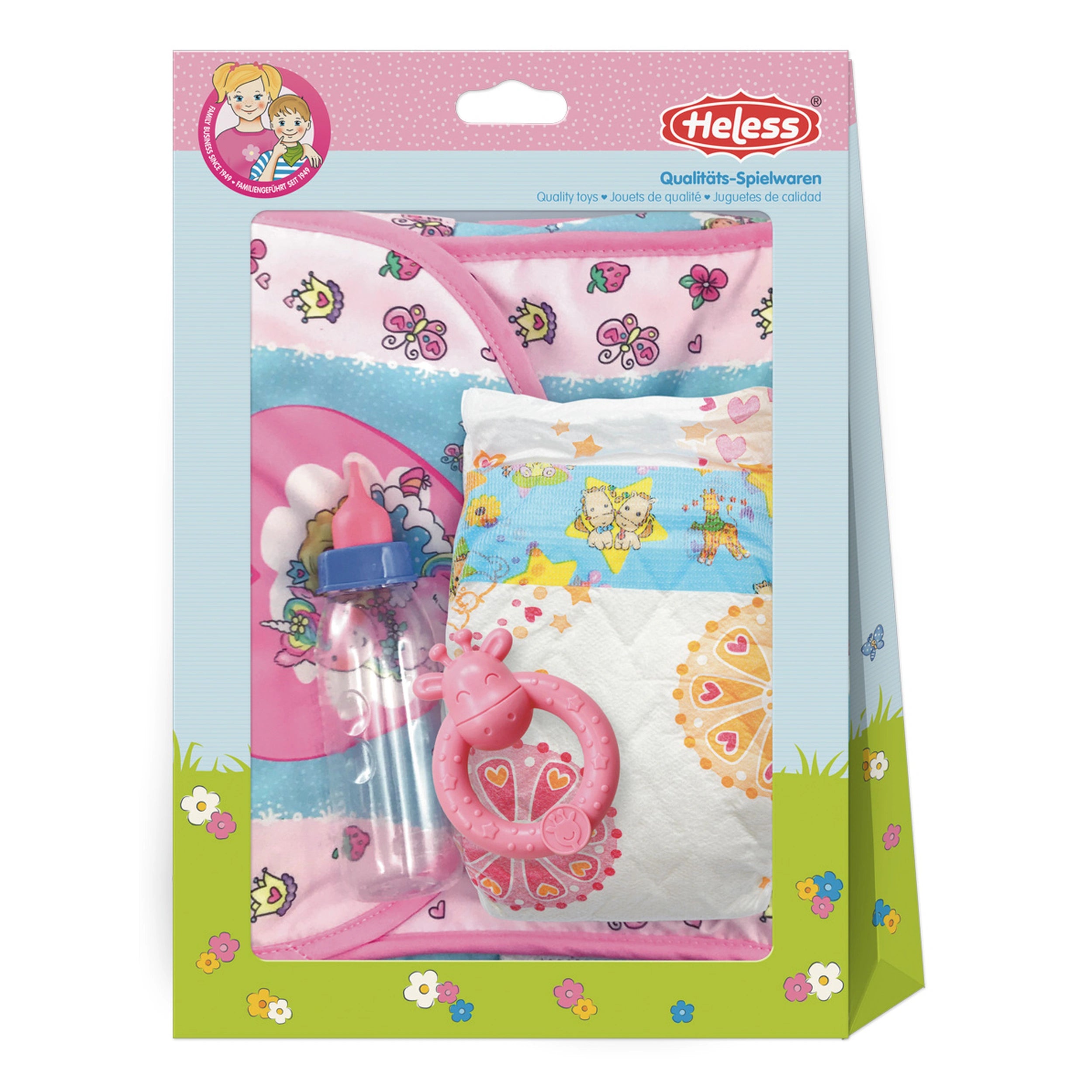 Heless - Changing Bag Unicorn Emil And Fairy Emma With Accessories - Dolls, Playsets & Toy Figures