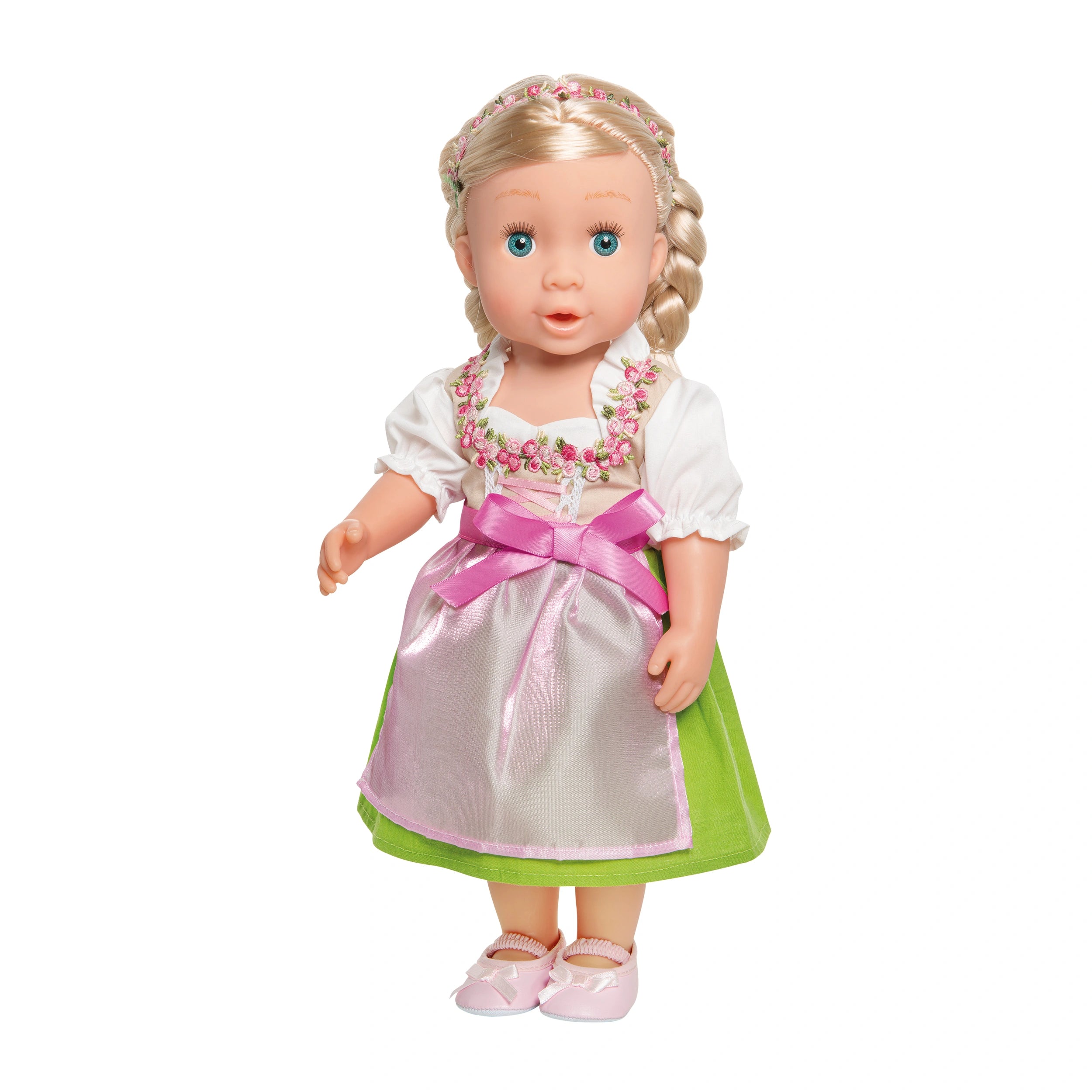 Heless - Dirndl Heidi Tamaño 35-45 Cm - Conjuntos de Juego y Figuras de Juguete