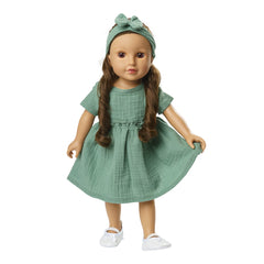 Heless - Dolls - Organic Cotton Doll Dress Set - Ruffles - 18M+ - Girl