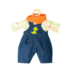 Heless - Muñecas - Conjunto de Ropa de Dino - 3 Piezas - 3+ Años