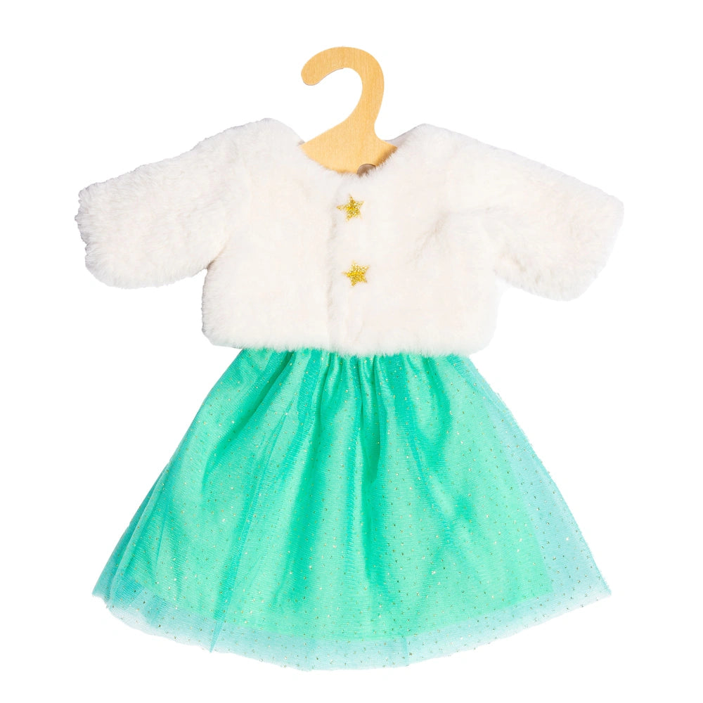 Heless - Muñecas - Set de muñeca Yuki de 2 piezas - Chaqueta de peluche y falda - 3+ Años