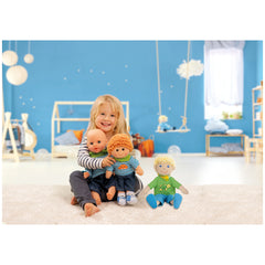 Heless - Jeans con camisa a rayas tamaño 35-45 cm - Juegos de muñecas y figuras de juguete