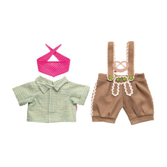 Heless - Conjunto de Knickerbockers con Camisa de 3 Piezas Tamaño 35-45 Cm - Juegos de Muñecas y Figuras de Juguete