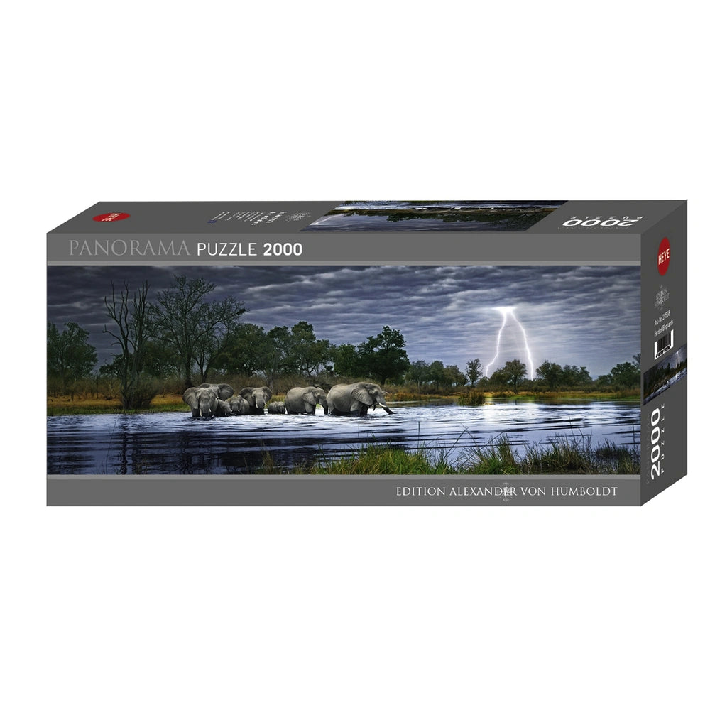 Heye - Rebaño de Elefantes - Puzzles - 14 - HEY29508