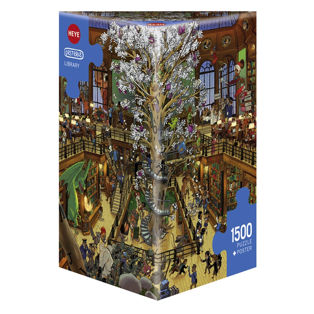 Heye - Puzzle Biblioteca - Puzzles - +14 - HEY29840