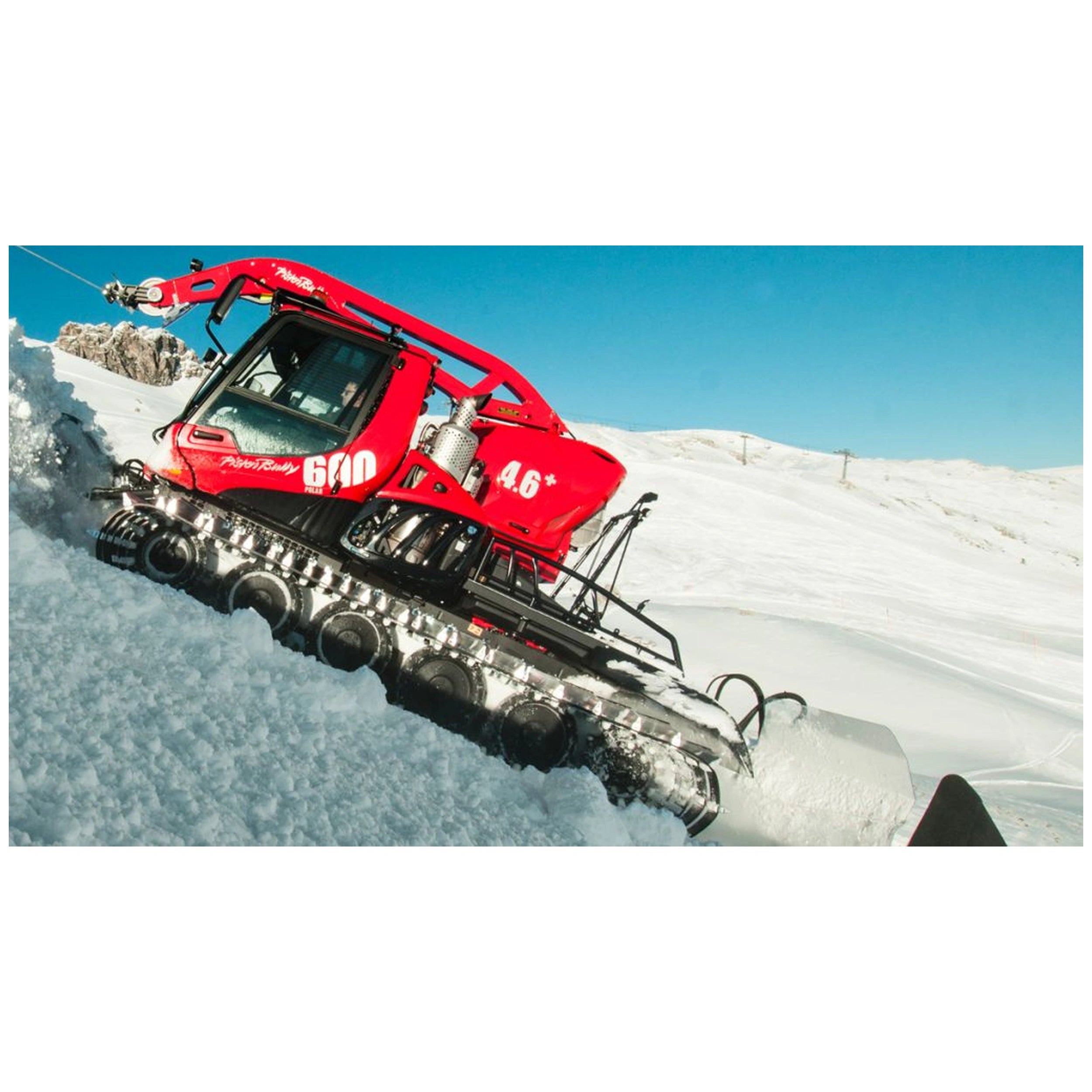 Jagerndorfer - Pistenbully Snow Groomer 600 W 1:43 - Vehículos de Juego