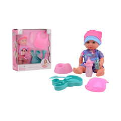 Johntoy - Baby Rose Drinking And Peeing Baby Doll 20Cm - Dolls, Playsets & Toy Figures