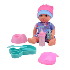 Johntoy - Baby Rose Drinking And Peeing Baby Doll 20Cm - Dolls, Playsets & Toy Figures