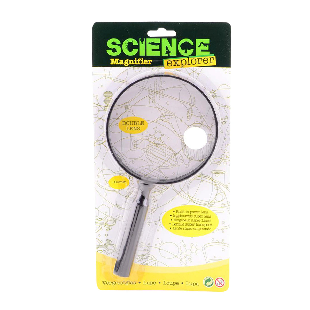 Johntoy - Science Explorer Magnifying Glass Large - Educational Toys