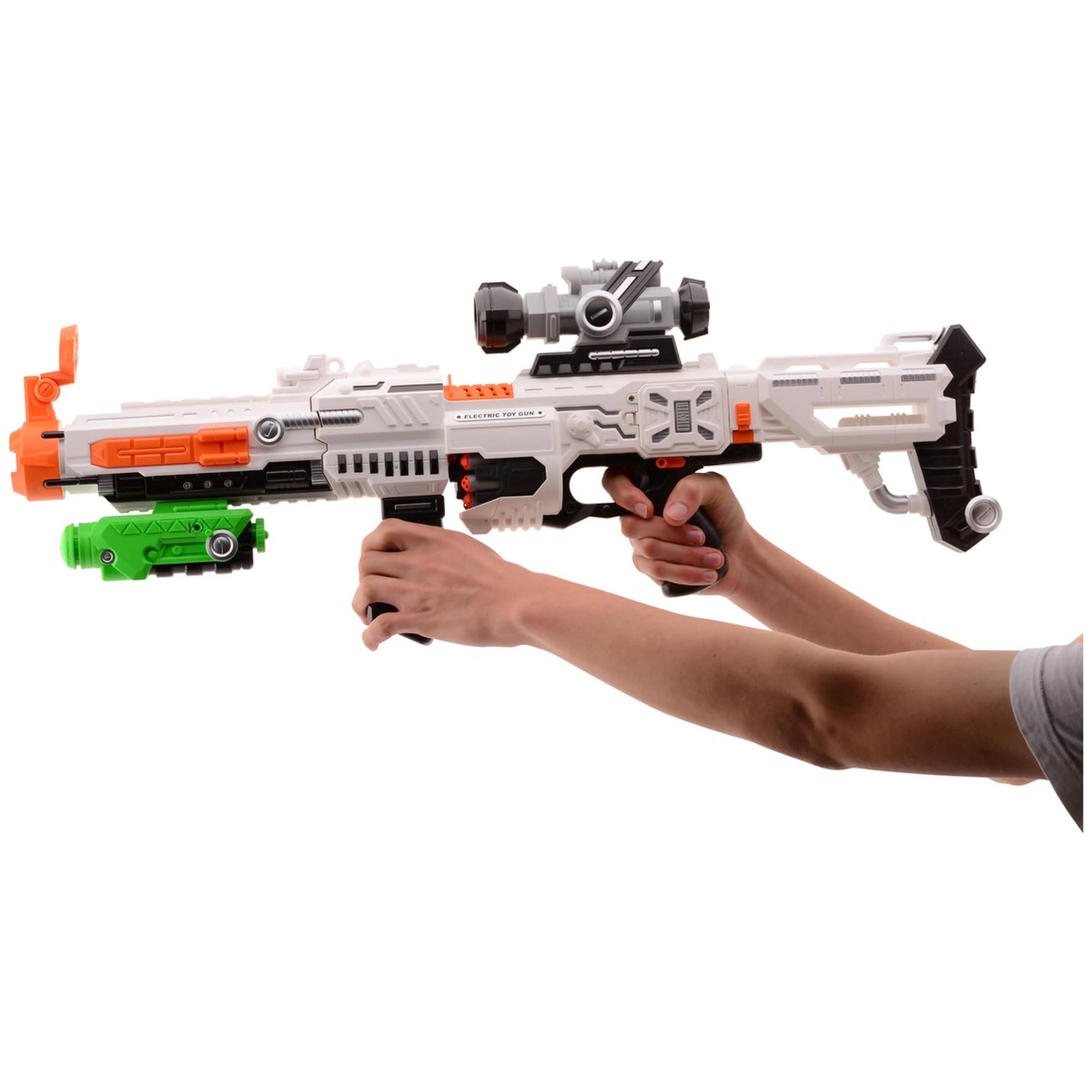 Johntoy - Tack Pro Sniper With 20 Darts And Light 75 Cm - Outdoor Play Equipment
