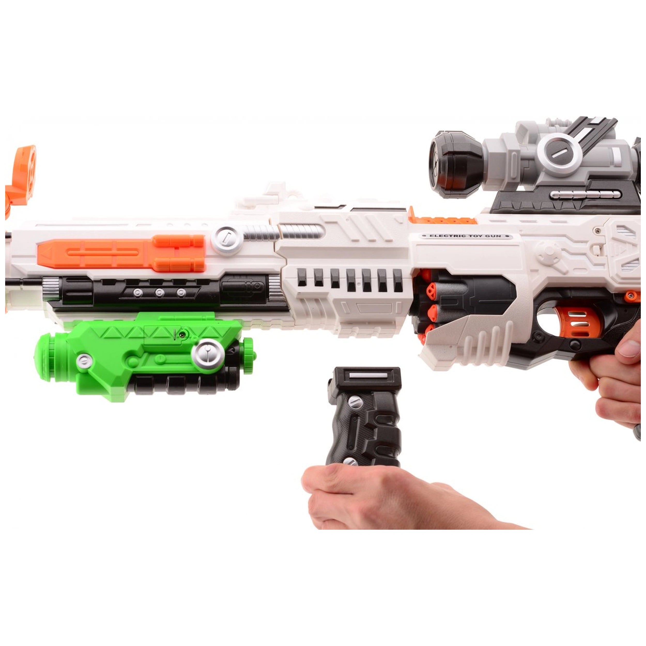 Johntoy - Tack Pro Sniper With 20 Darts And Light 75 Cm - Outdoor Play Equipment