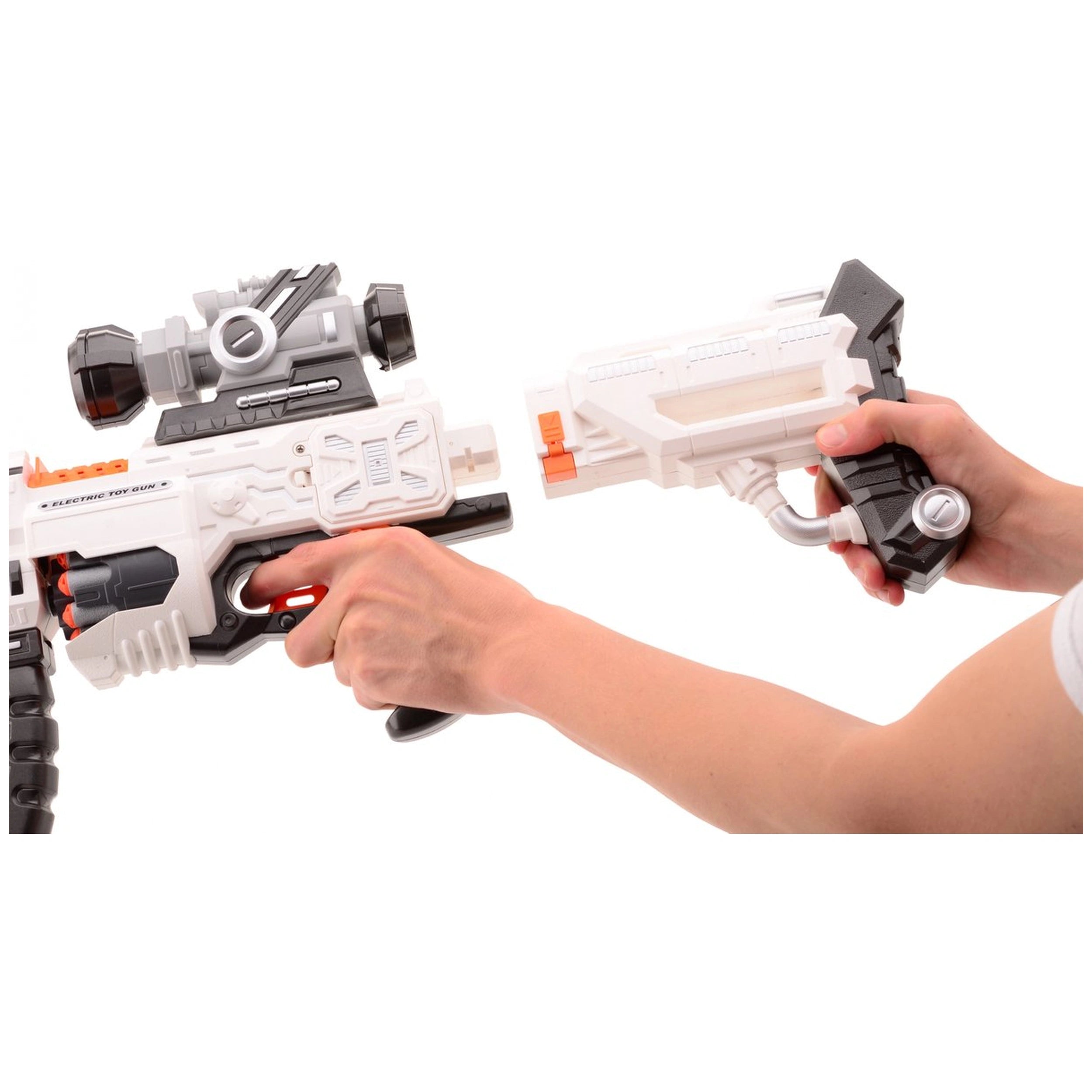 Johntoy - Tack Pro Sniper With 20 Darts And Light 75 Cm - Outdoor Play Equipment