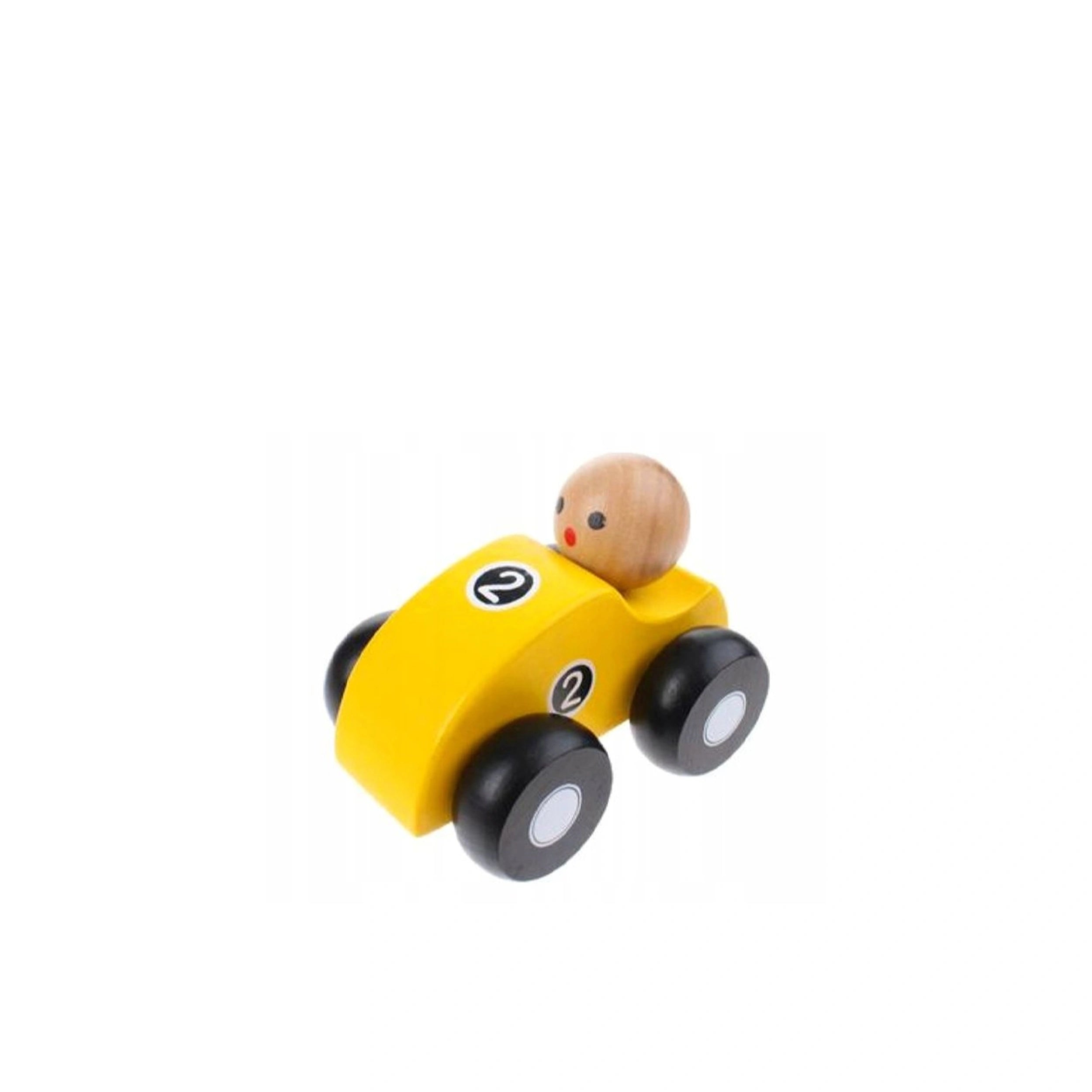 Johntoy - Coches de Madera 4 Asortidos en Exhibición - Vehículos de Juego