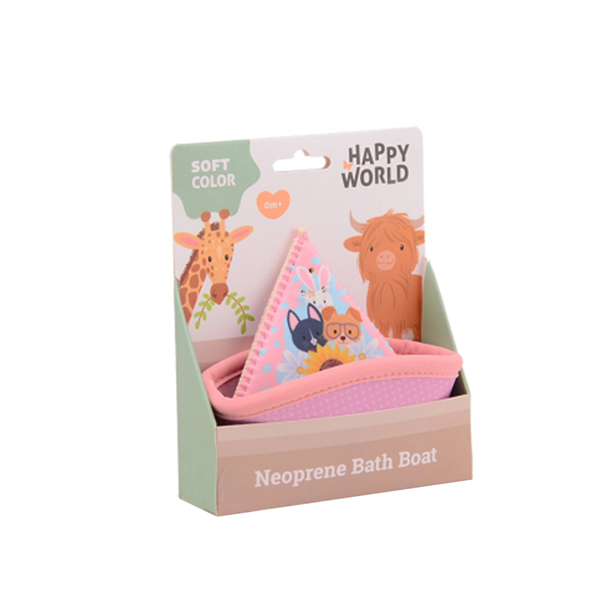 Joueco - Happy World Neoprene Water Toy Boat - Bath Toys
