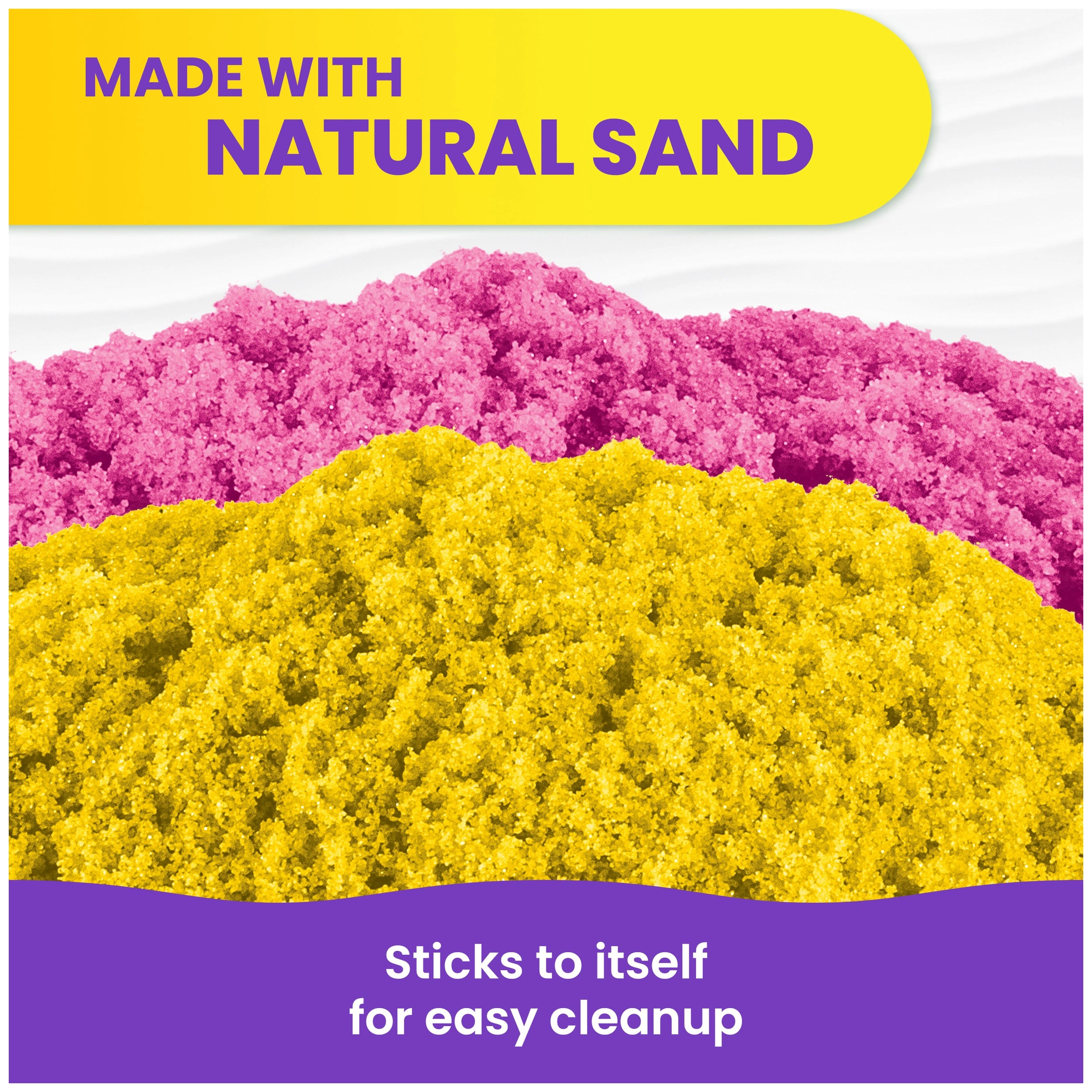 Kinetic Sand Squish Blossom Flor en Flor