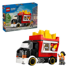 LEGO - Camión de Comida de Papas Fritas de la Ciudad - Juguetes de Set de Construcción