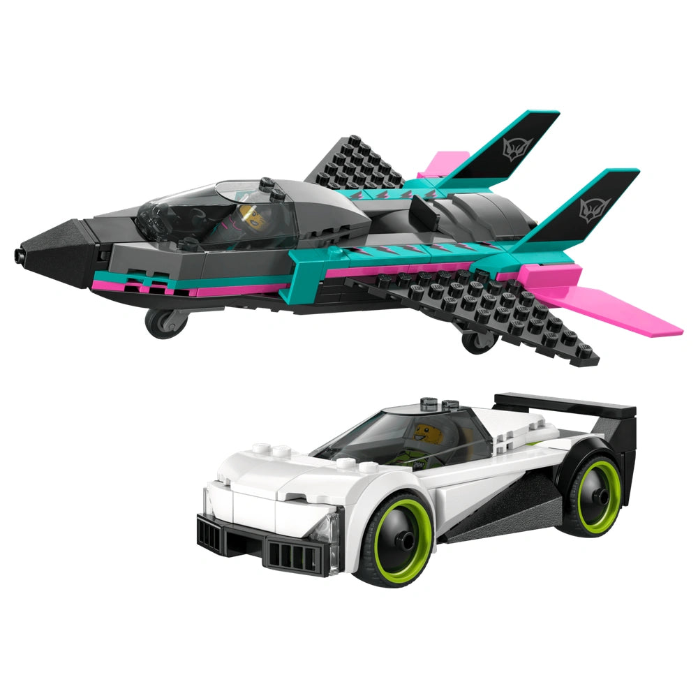 LEGO - Ciudad Jet vs Coche - Juguetes de Set de Construcción