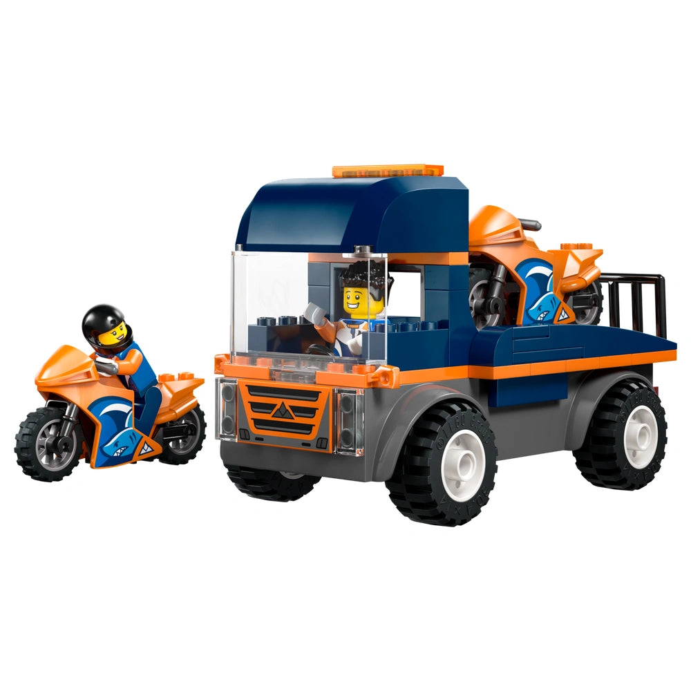 LEGO - Transportador de Motocicletas de Ciudad - Juguetes de Construcción