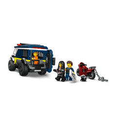 LEGO - Furgón de Transporte de Prisioneros de la Policía de la Ciudad - Juguetes de Construcción