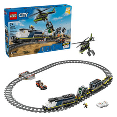 LEGO - Set de construcción - Robo del tren de policía - 7 años - 1313 piezas