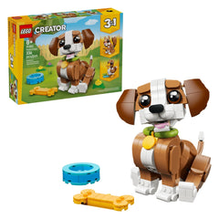 LEGO - Creator 3 en 1 Animales Lindos Perrito Juguetón - Set de Construcción Juguetes