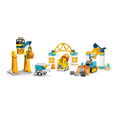 LEGO - DUPLO 3 en 1 Sitio de Construcción y Vehículos - Juguetes de Set de Construcción