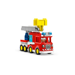 LEGO - Camión de Bomberos DUPLO con Manguera y Bombero - Juguetes de Construcción