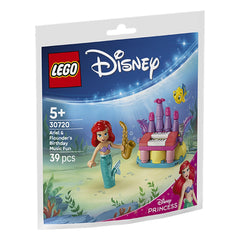 LEGO - Diversión Musical de Cumpleaños de Disney Princess Ariel y Flounder - Juguetes de Set de Construcción
