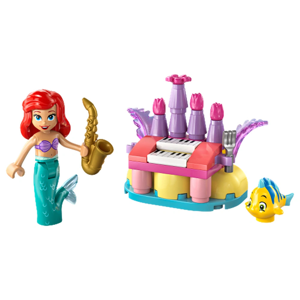 LEGO - Diversión Musical de Cumpleaños de Disney Princess Ariel y Flounder - Juguetes de Set de Construcción