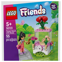 LEGO - Stand de Flores de Friends con Rosas - Juguetes de Construcción