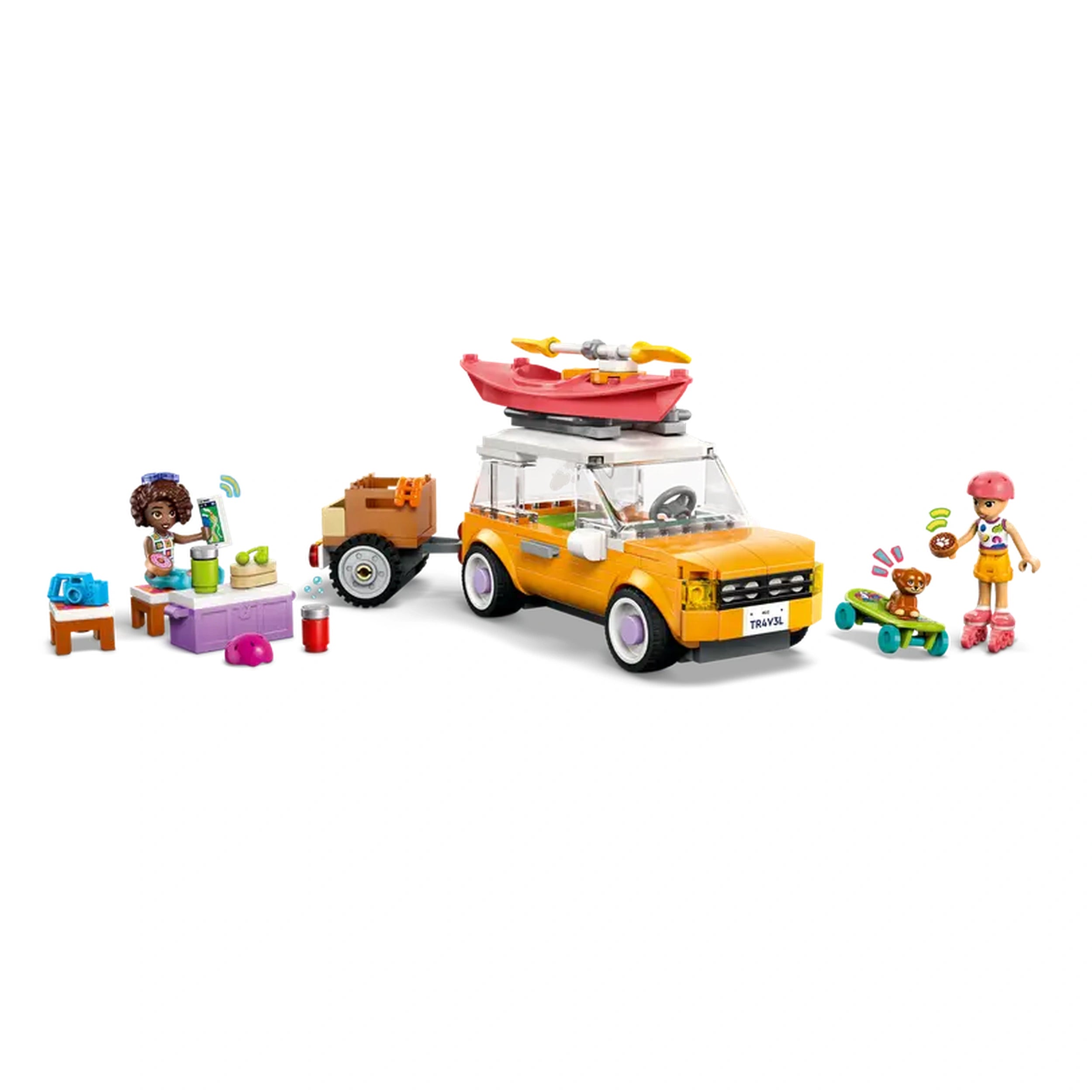 LEGO - Amigos Viaje por Carretera en Coche - Figuras de Acción y Juguetes