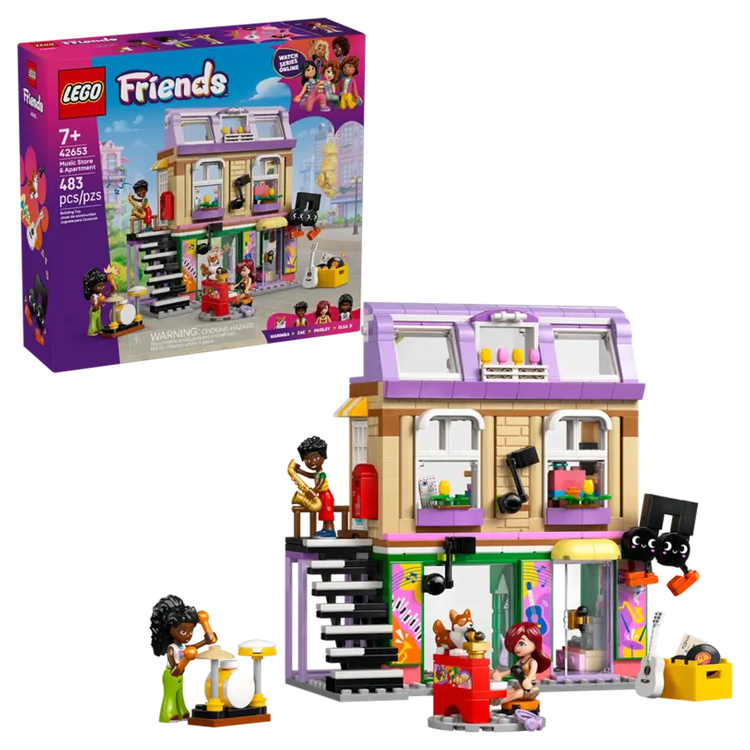 LEGO Friends - Tienda de Música y Apartamento - Juguetes de Construcción