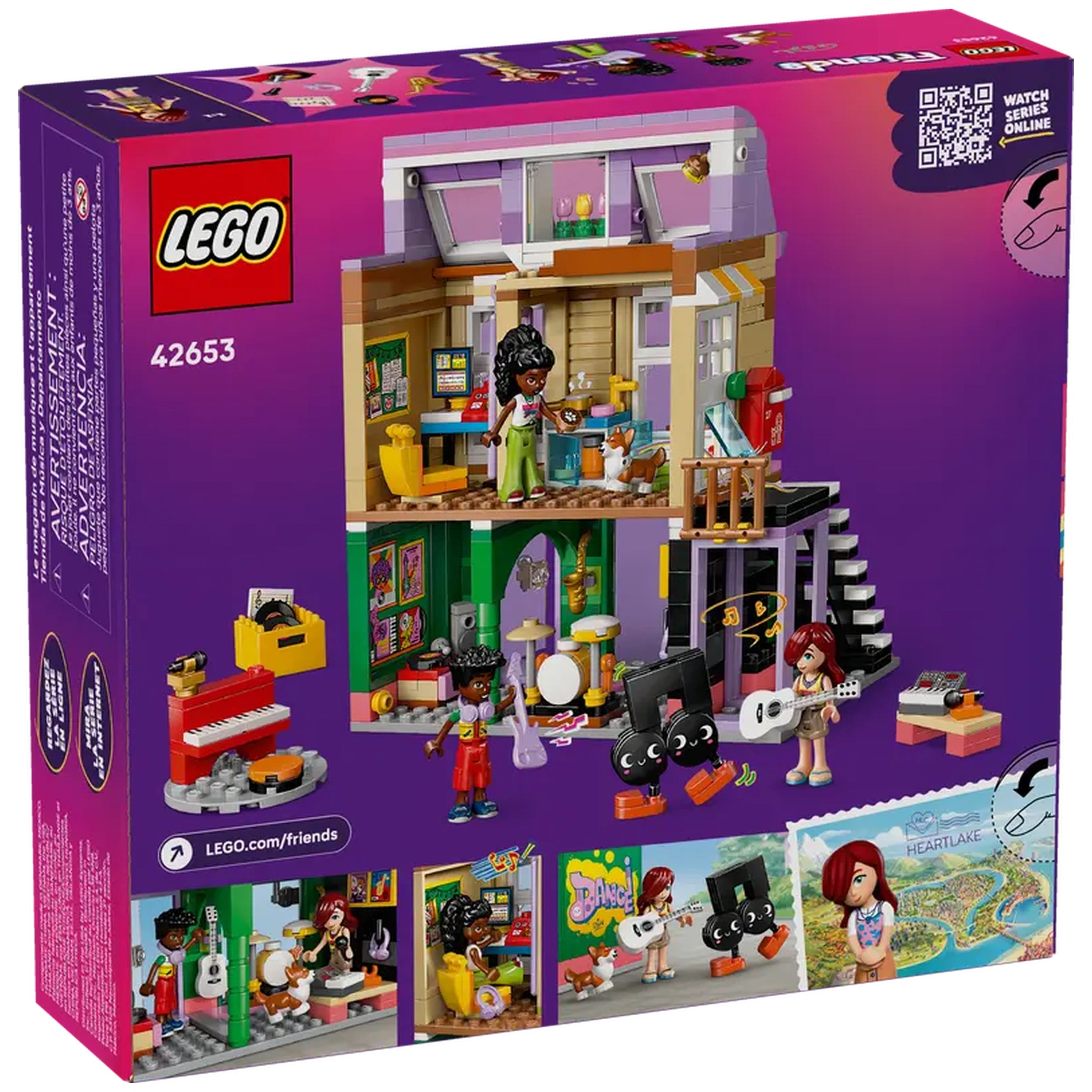 LEGO Friends - Tienda de Música y Apartamento - Juguetes de Construcción