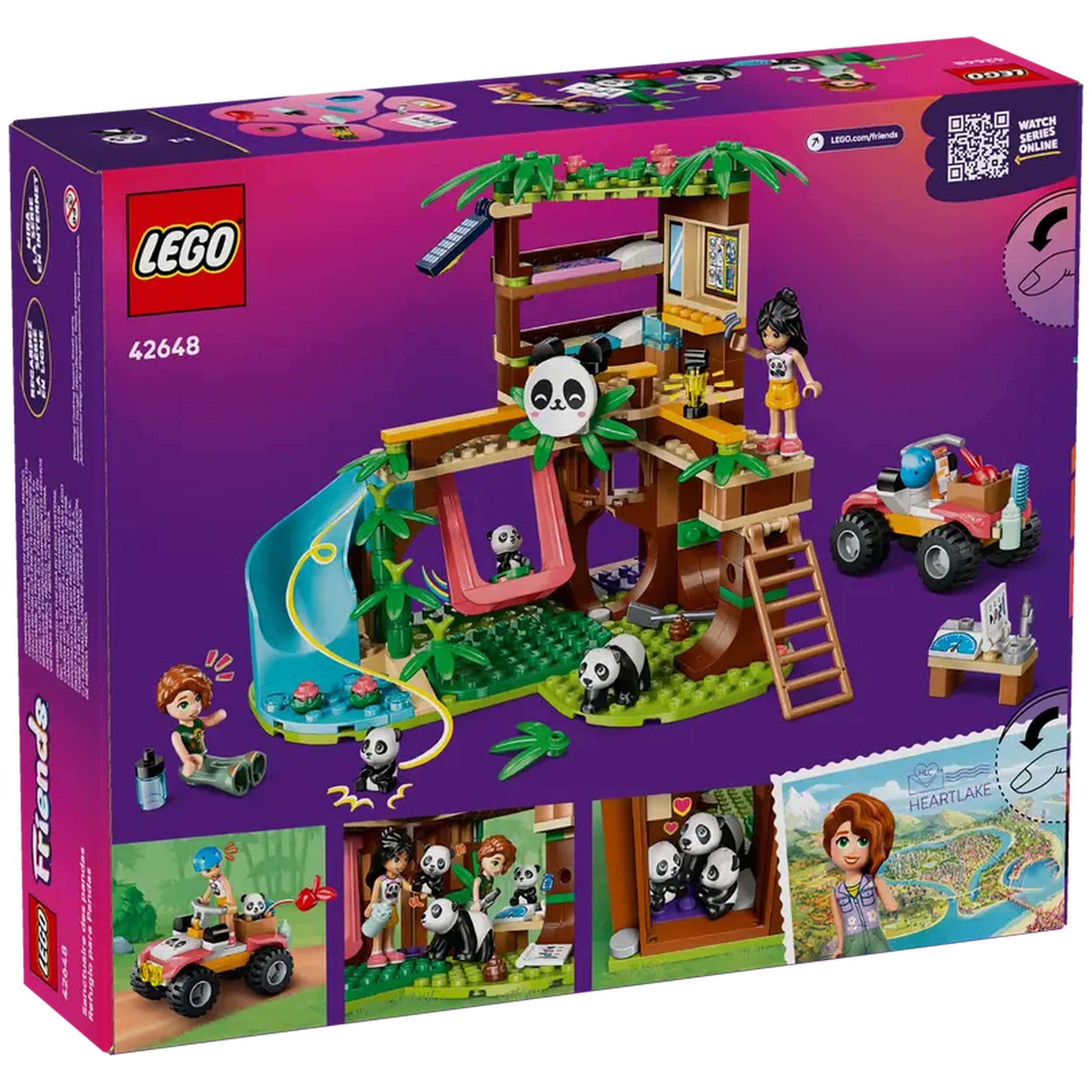 LEGO Friends - Santuario de Pandas Cuidado de Animales - Juguetes de Construcción