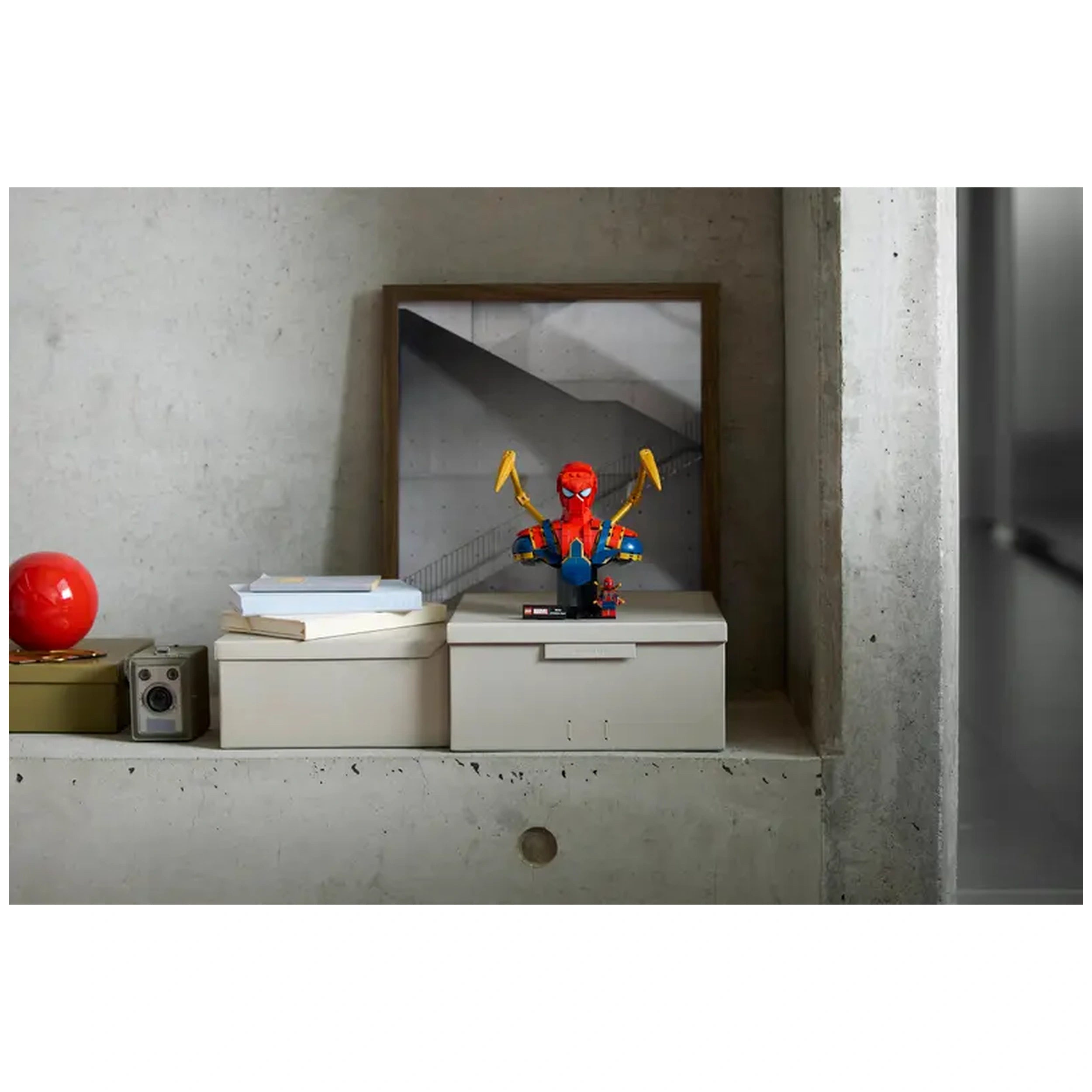 LEGO - Busto de Iron Spider-Man - Figuras de Acción y Juguetes