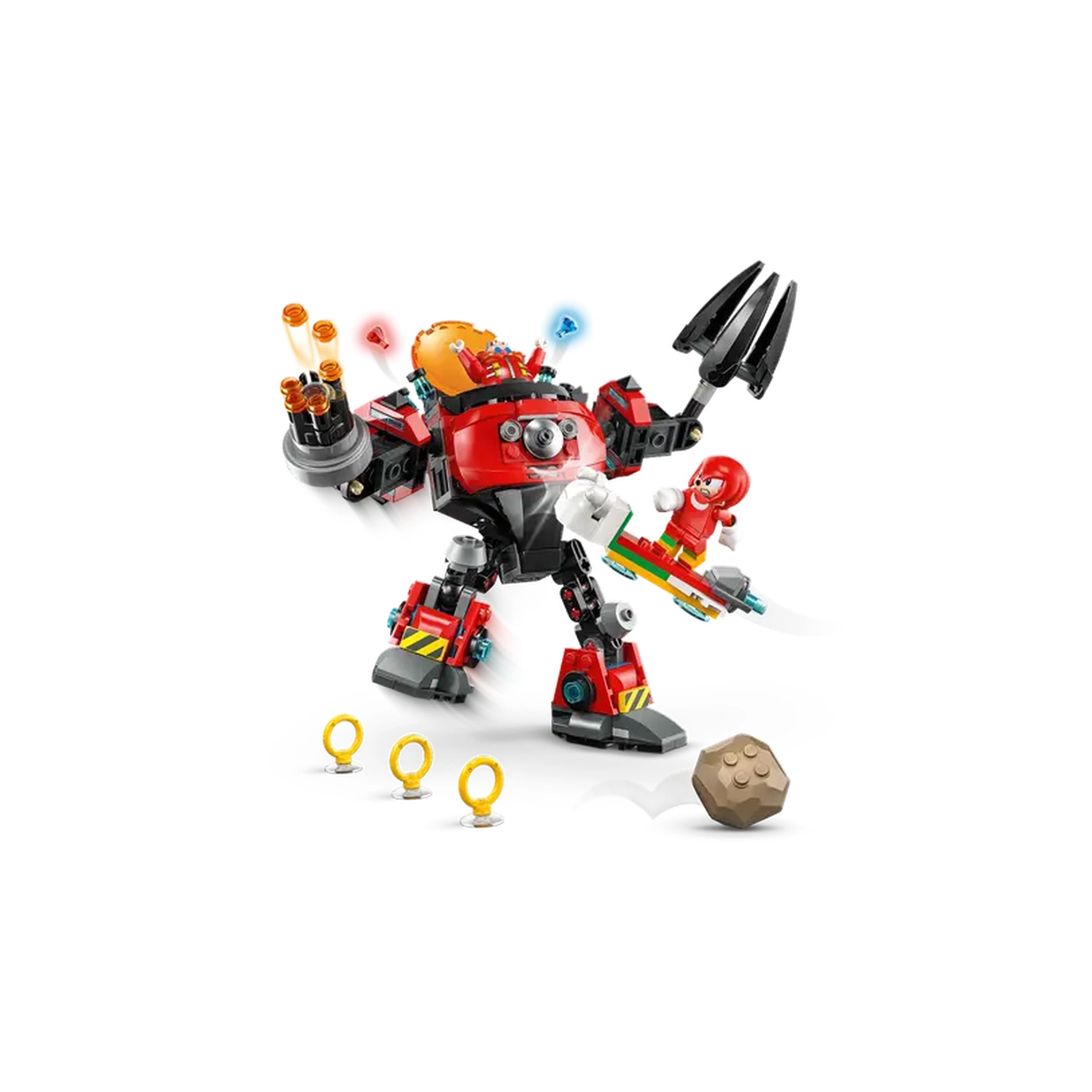 LEGO - Knuckles contra Dr Eggman Egg Crusher Mech - Figuras de Acción y Juguetes