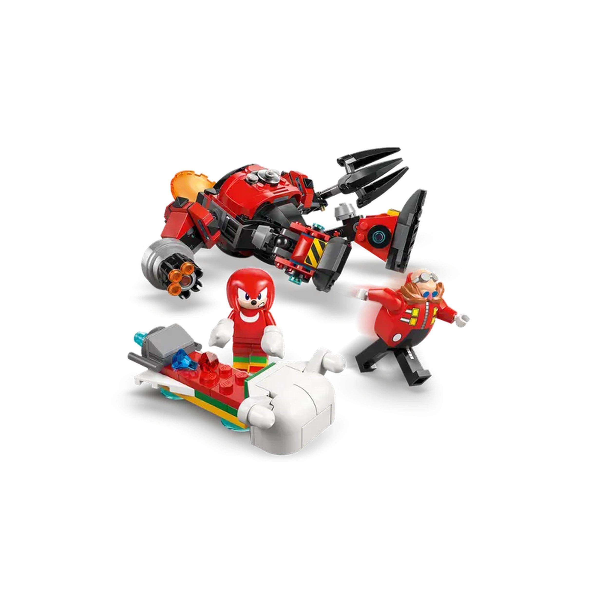 LEGO - Knuckles contra Dr Eggman Egg Crusher Mech - Figuras de Acción y Juguetes