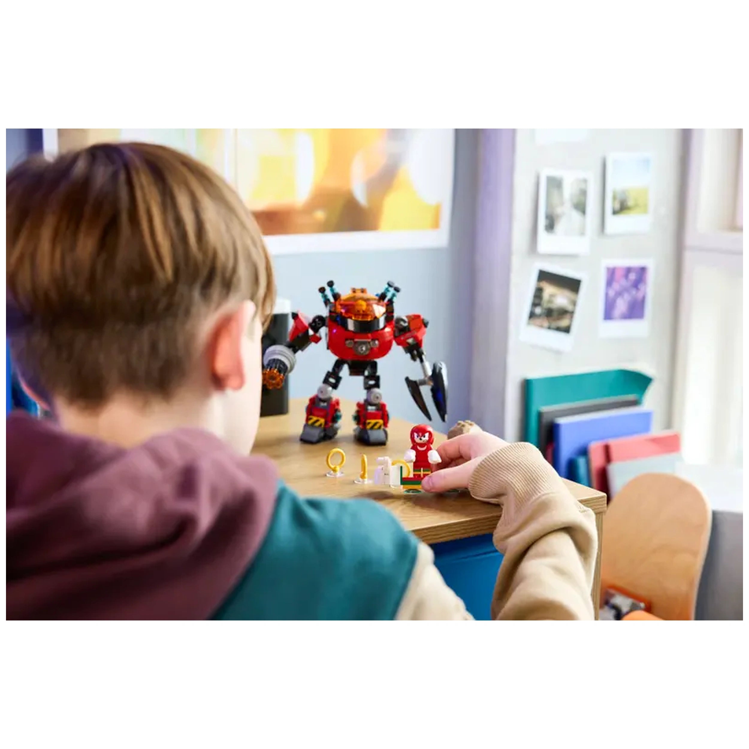 LEGO - Knuckles contra Dr Eggman Egg Crusher Mech - Figuras de Acción y Juguetes