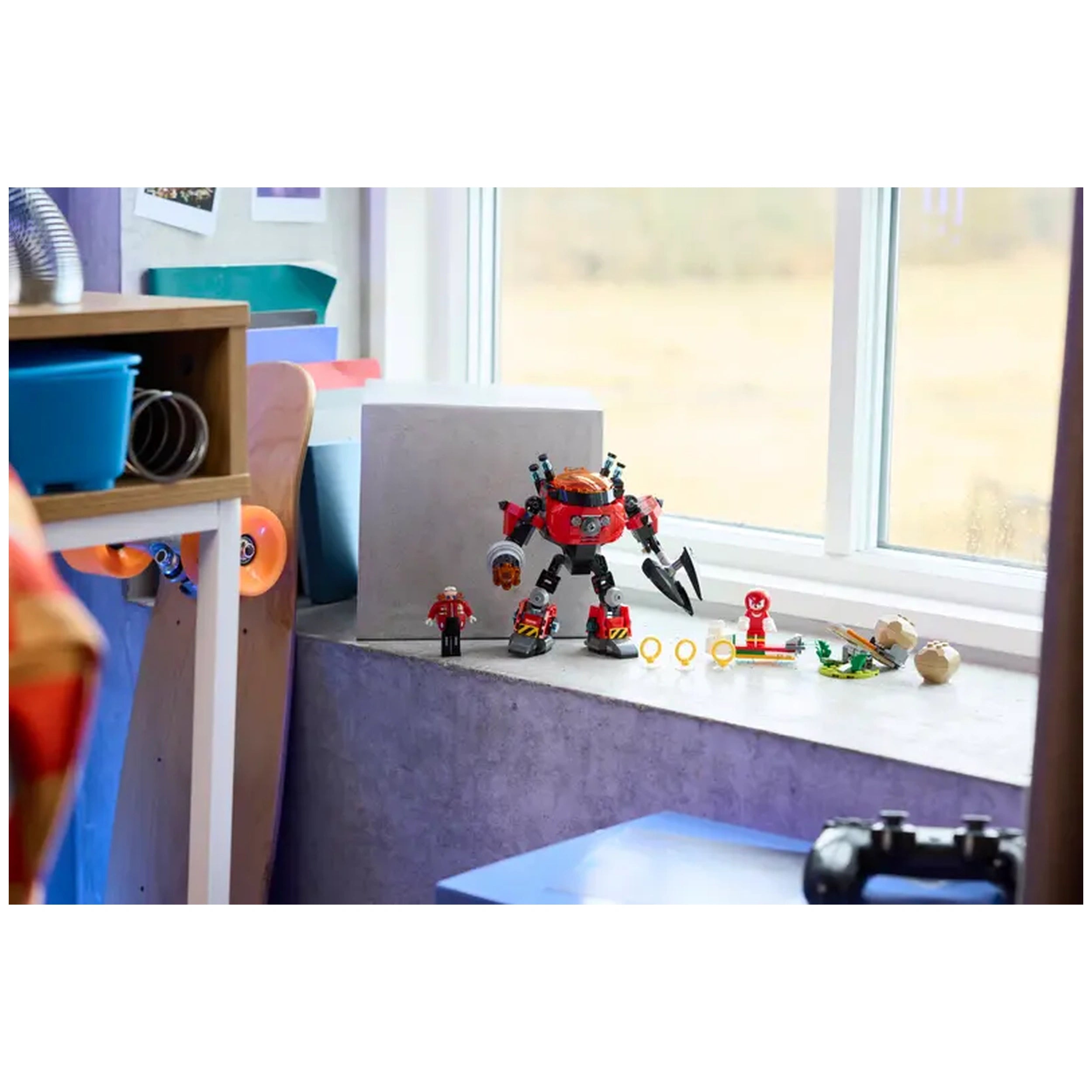 LEGO - Knuckles contra Dr Eggman Egg Crusher Mech - Figuras de Acción y Juguetes