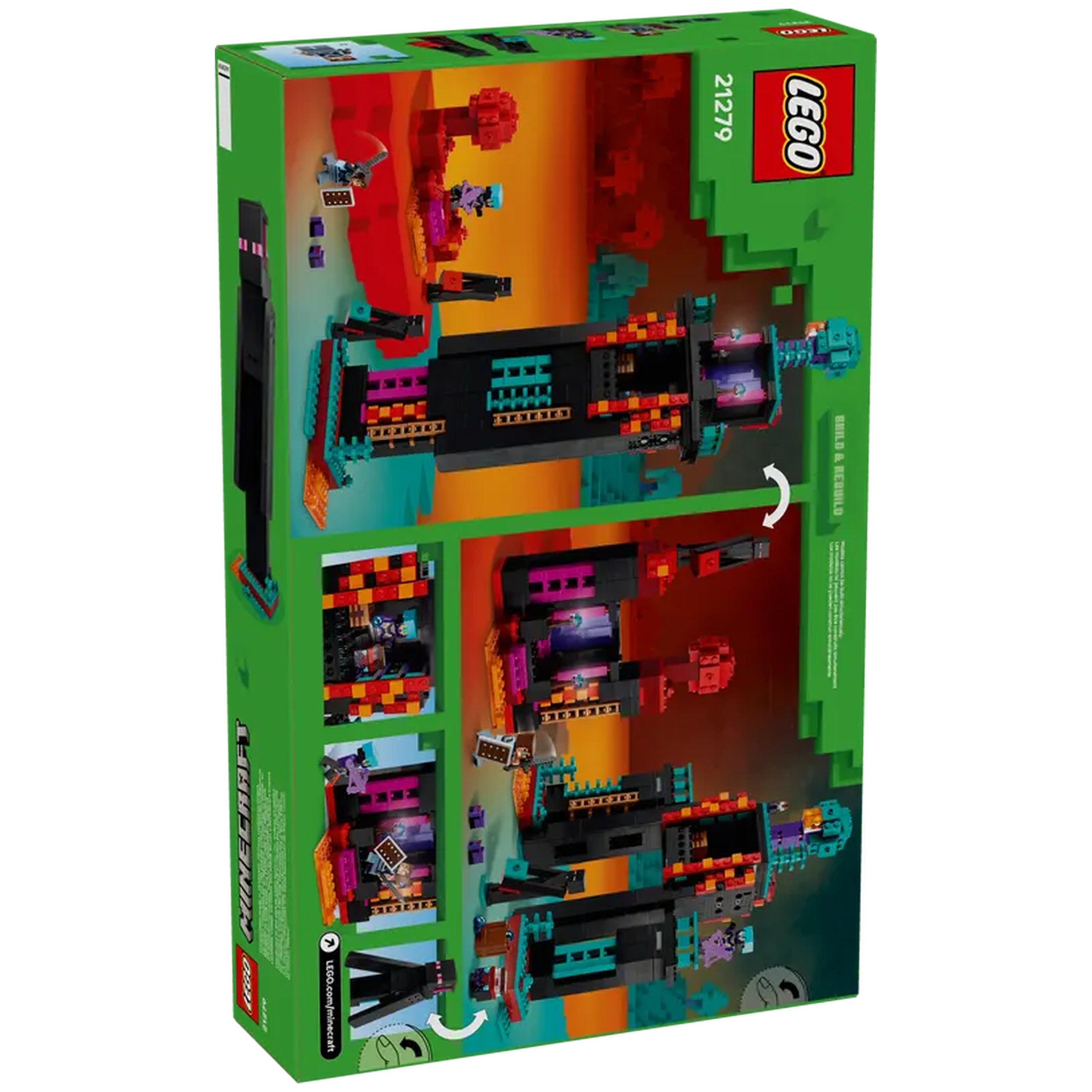 LEGO - Torre del Enderman de Minecraft - Figuras de Acción y Juguetes