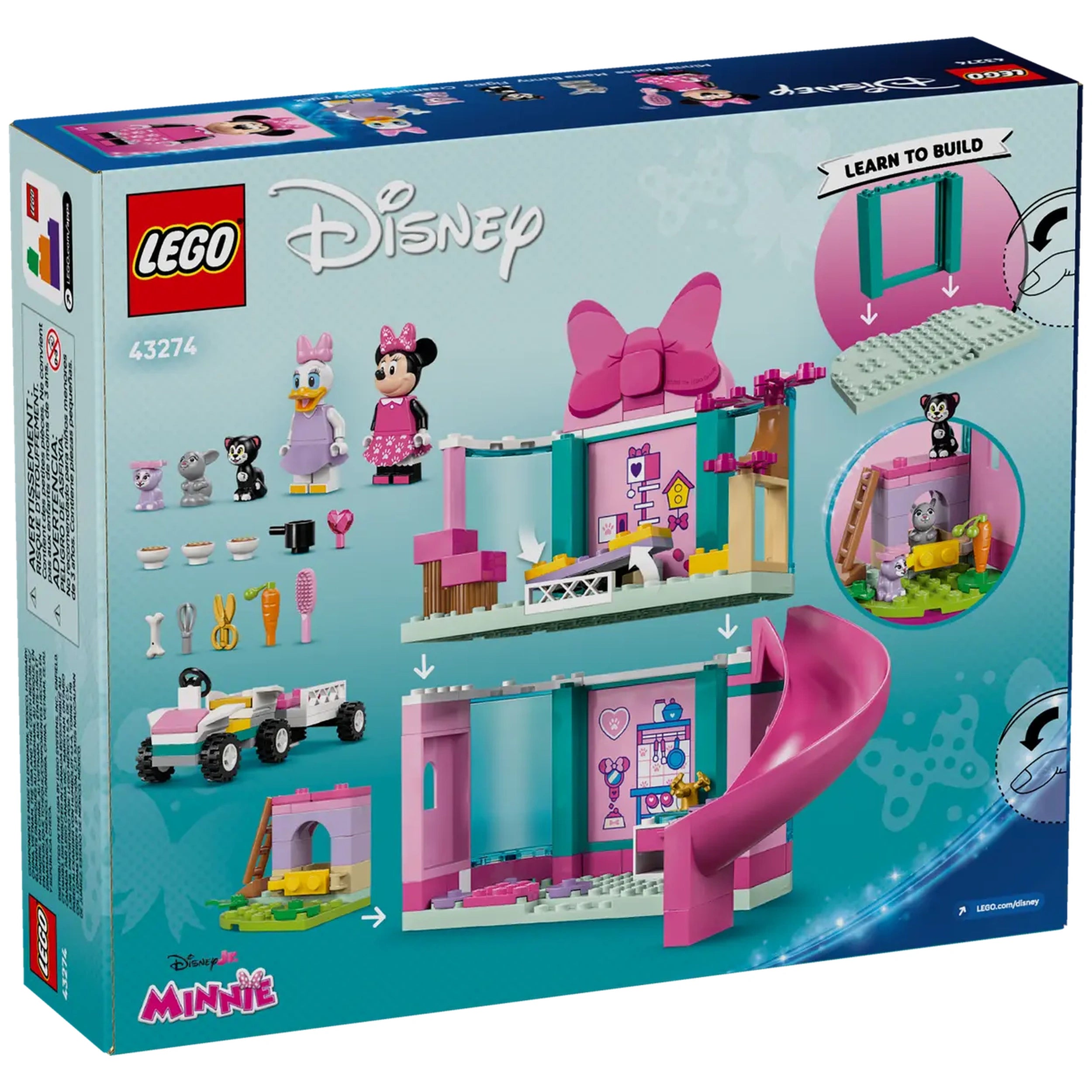 LEGO - Hotel de Mascotas de Minnie - Juguetes de Construcción