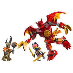 LEGO - Pack de Batalla del Mech Dragón de Kai - Juguetes de Construcción