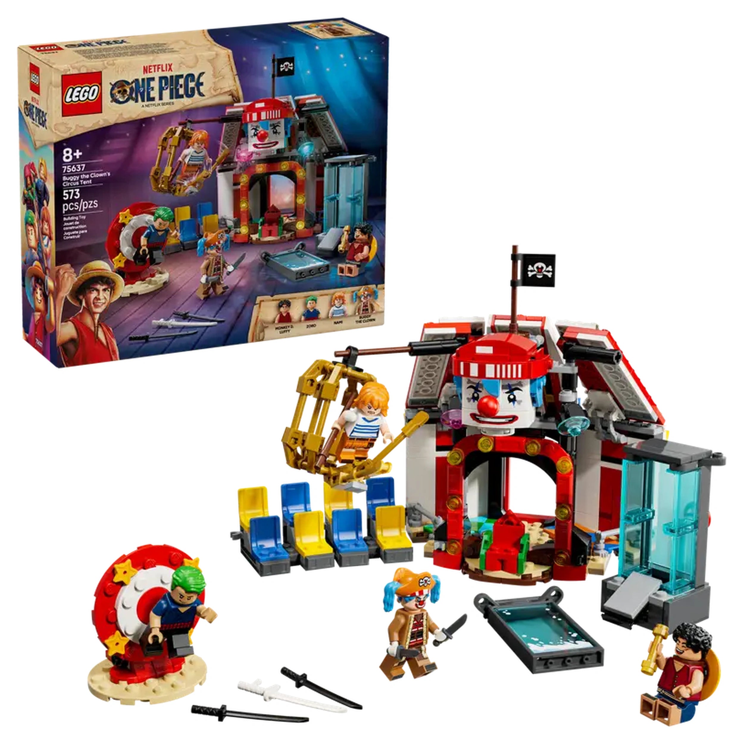 LEGO - Carpa del Circo de Buggy el Payaso - Juguetes de Set de Construcción