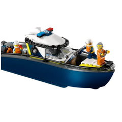 LEGO - Persecución de Barco de Policía - Juguetes de Construcción