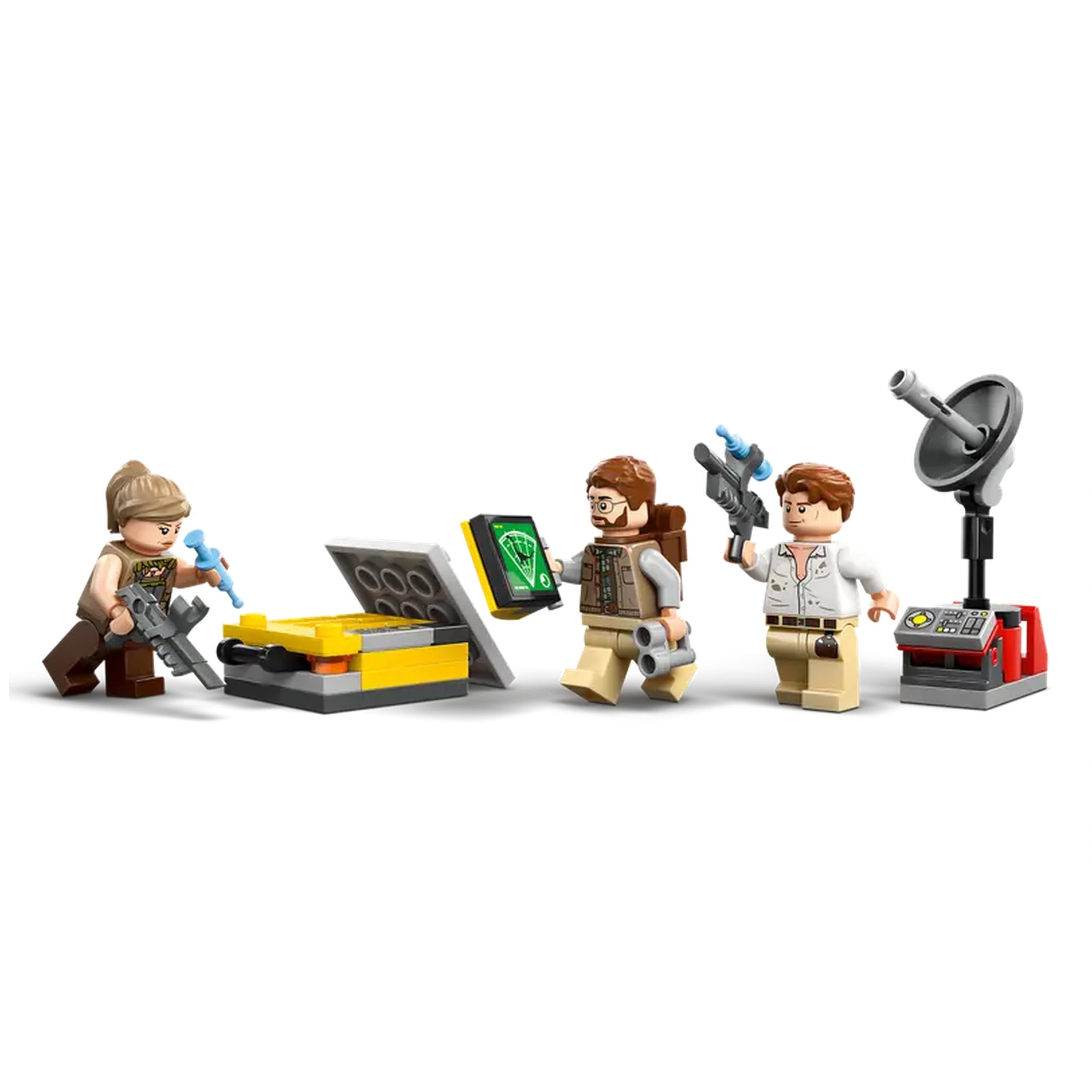 LEGO - Misión de Rastreo de Raptor y Titanosaurio - Figuras de Acción y Juguetes
