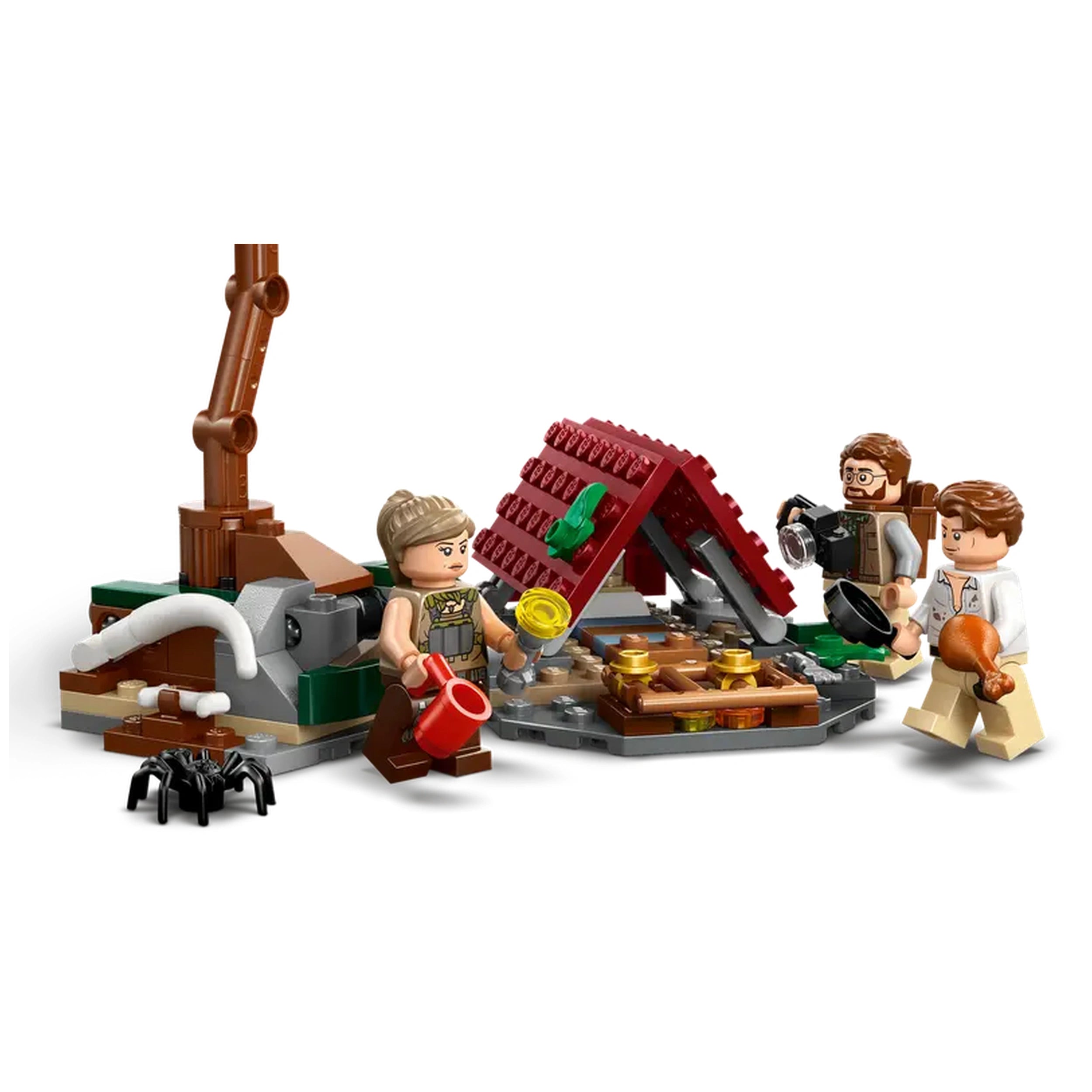LEGO - Misión de Rastreo de Raptor y Titanosaurio - Figuras de Acción y Juguetes