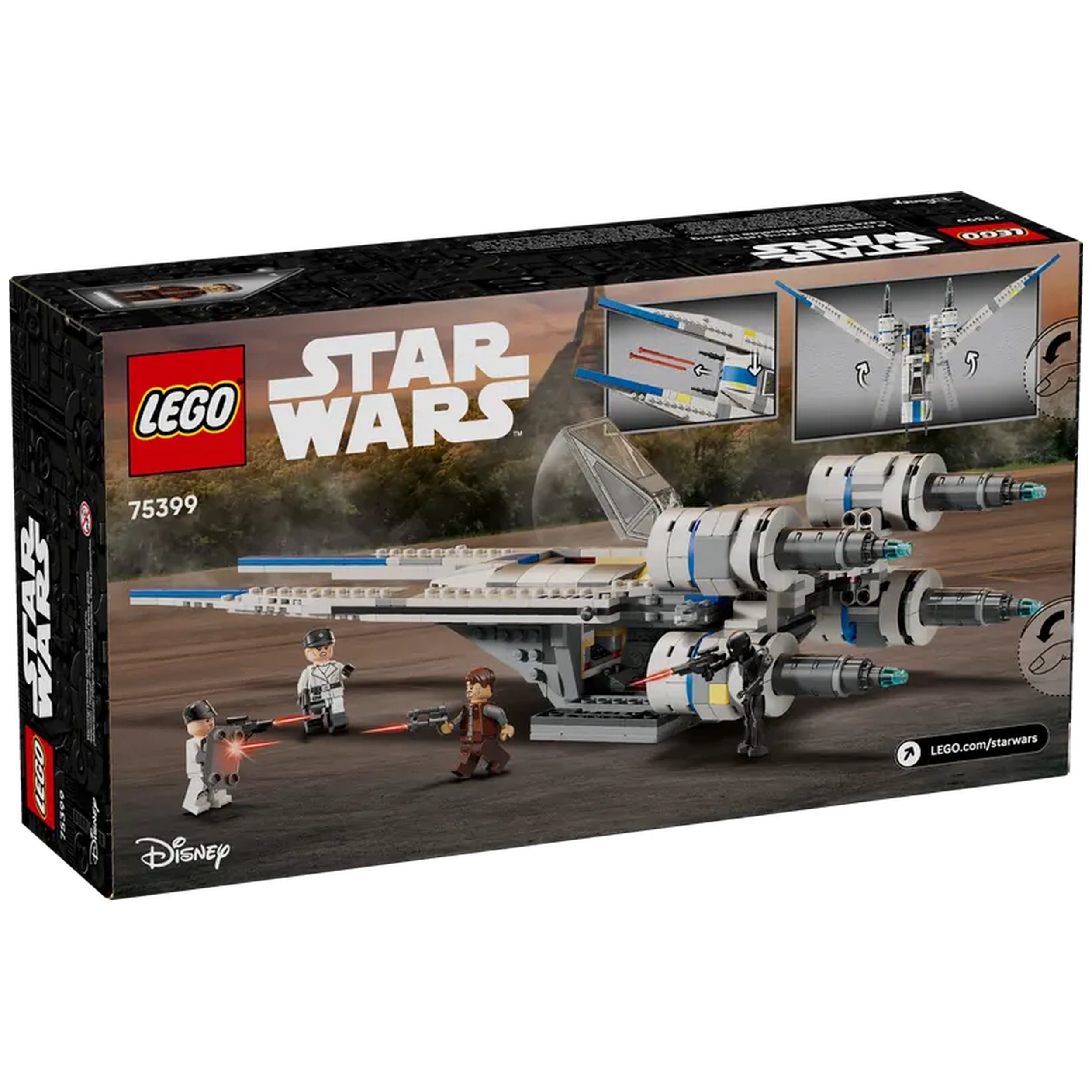 LEGO - Caza Estelar Rebelde U-Wing - Juguetes de Construcción